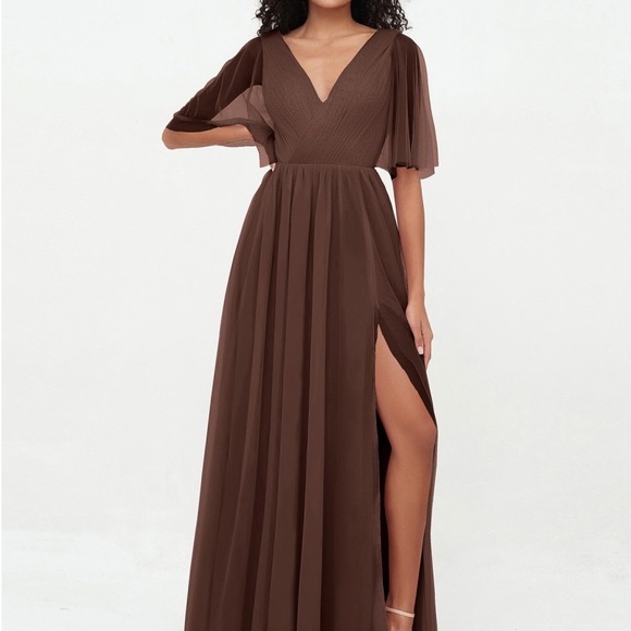 Chocolate Brown Formal Dress (NWT) - Picture 5 of 5